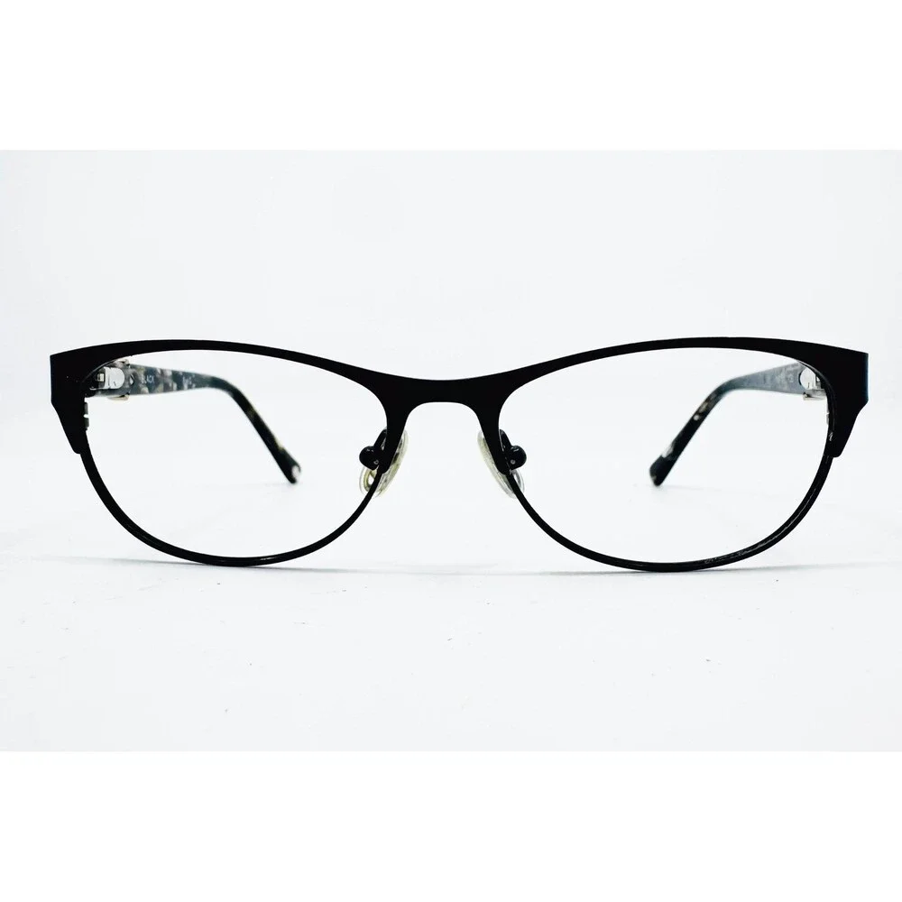 Eye Q Eyeglasses Womens Black Cat Eye MP100 135 Frames 38588